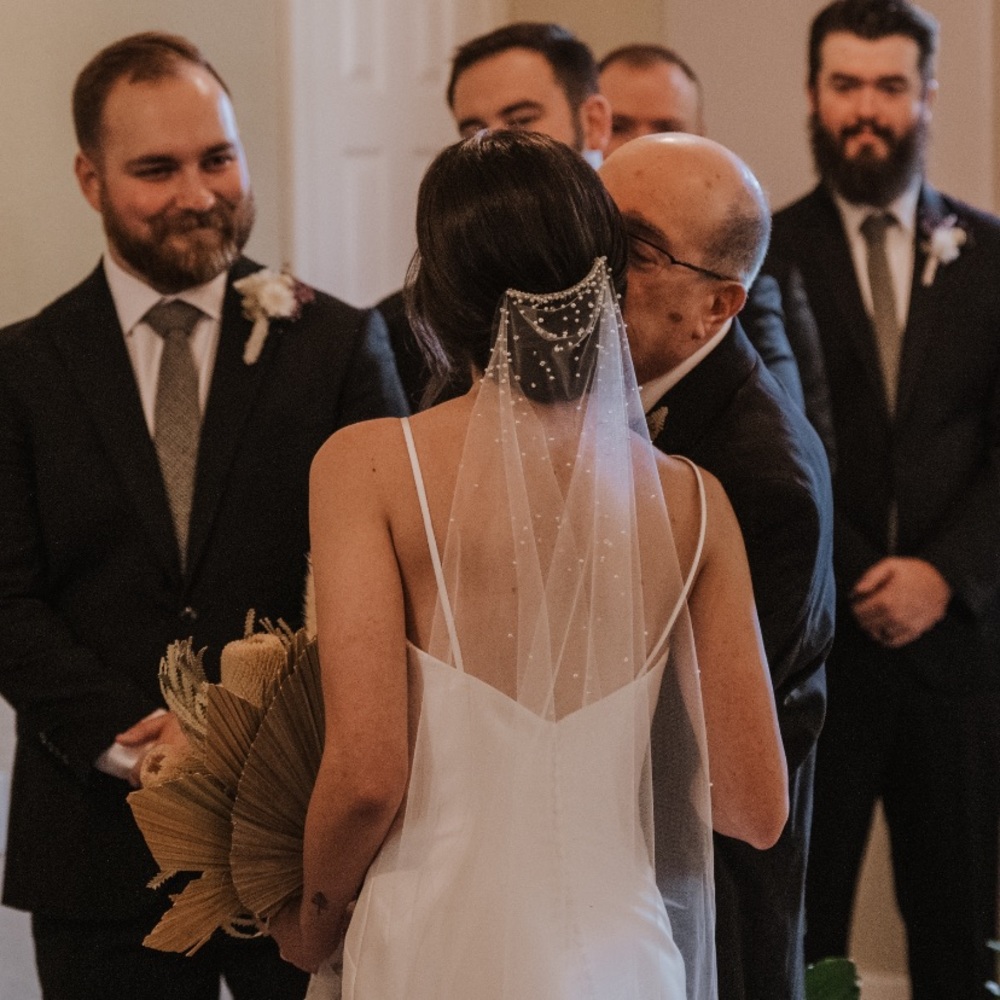 Pearl Wedding Veil